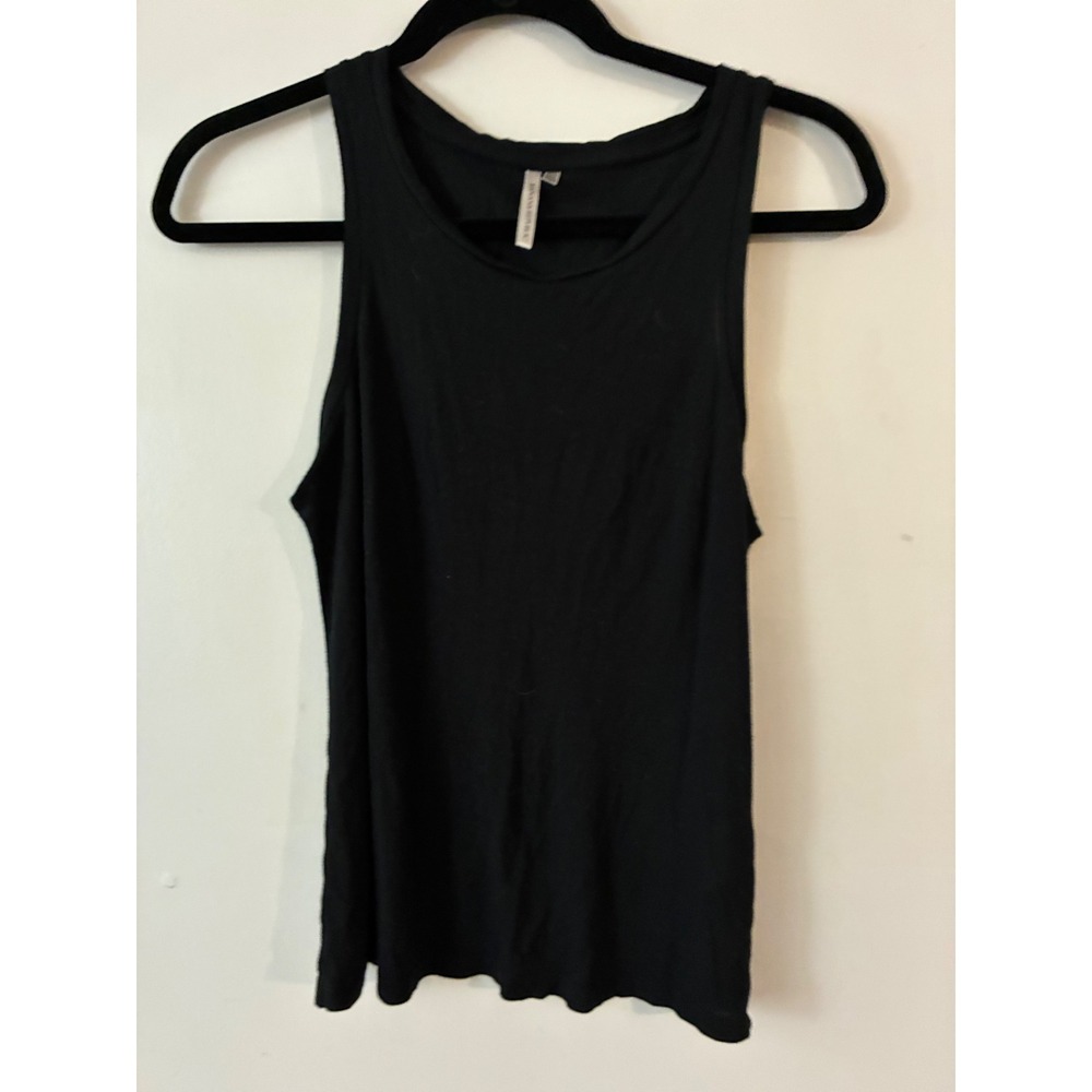 Banana Republic Tank Top Women XXS Black Scoop Neck Sleeveless Basic Essential